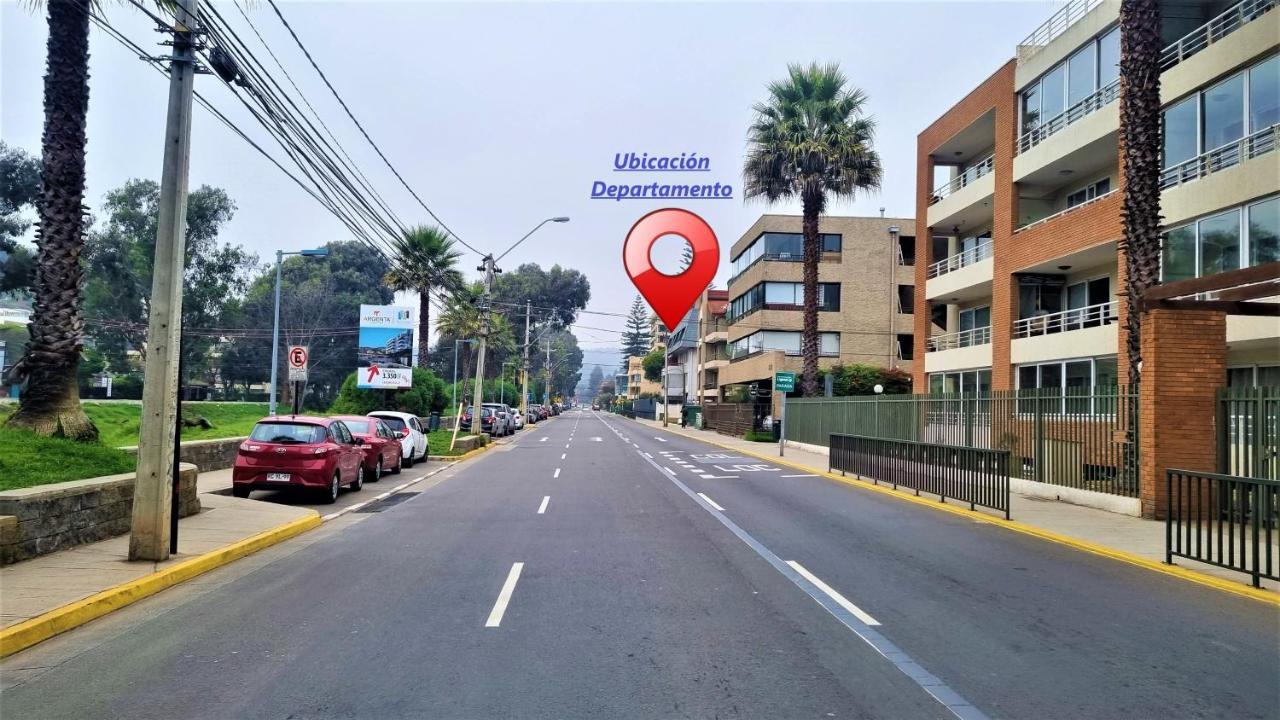 Familiar Y Renovado Departamento A Pasos De Playa Viña del Mar
